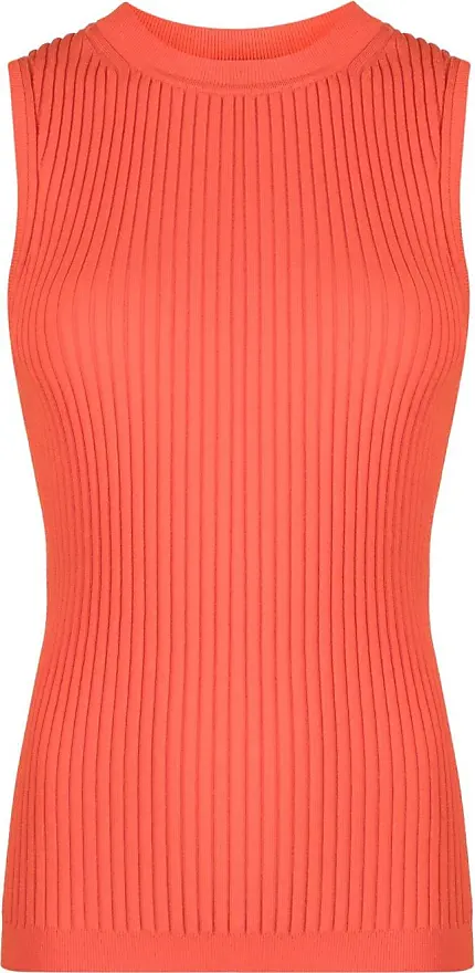 Compare Prices for sleeveless ribbed-knit top - women - Polyamide ...