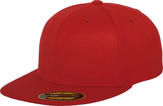 Vergleiche Preise für Erwachsene Mütze Premium 210 Fitted, rot (red), 6 7/8  - 7 1/4 - Flexfit | Stylight