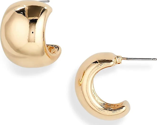 Compare Prices for Cara Mini Huggie Hoop Earrings in Gold at Nordstrom ...