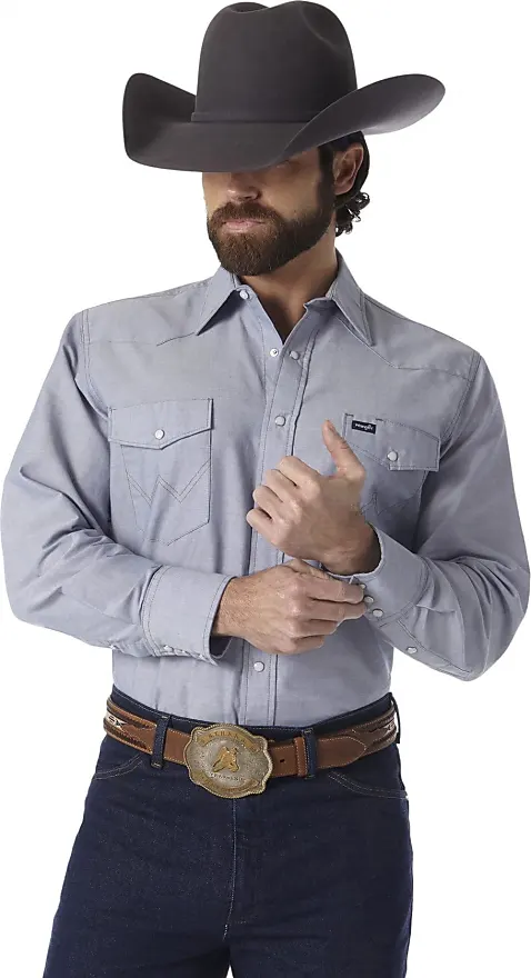 Wrangler fashion long sleeve shirts