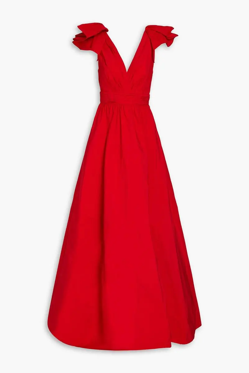 Nicholas Charmaine hooded gown - Red