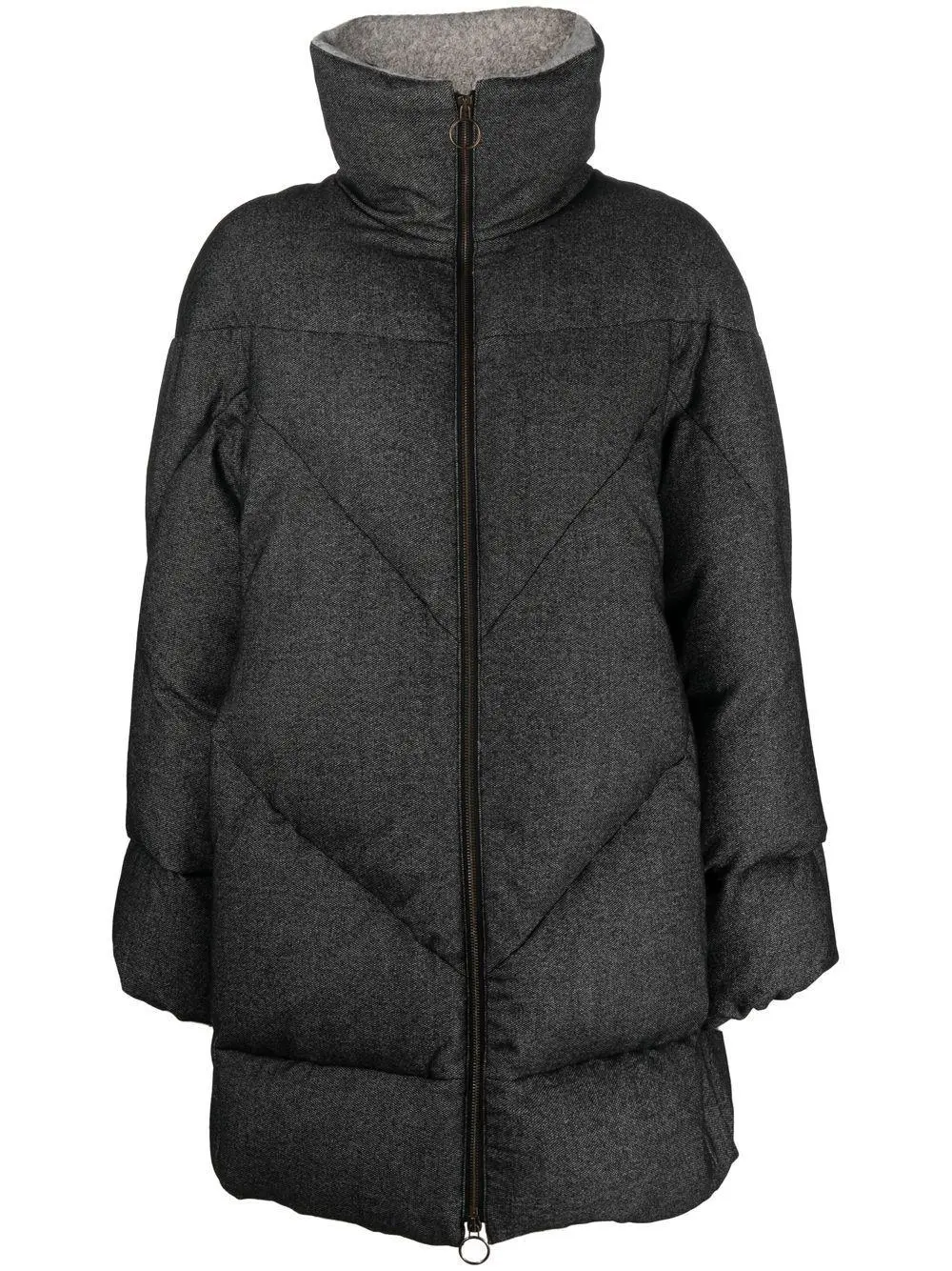 Eleventy padded hooded parka coat - Neutrals