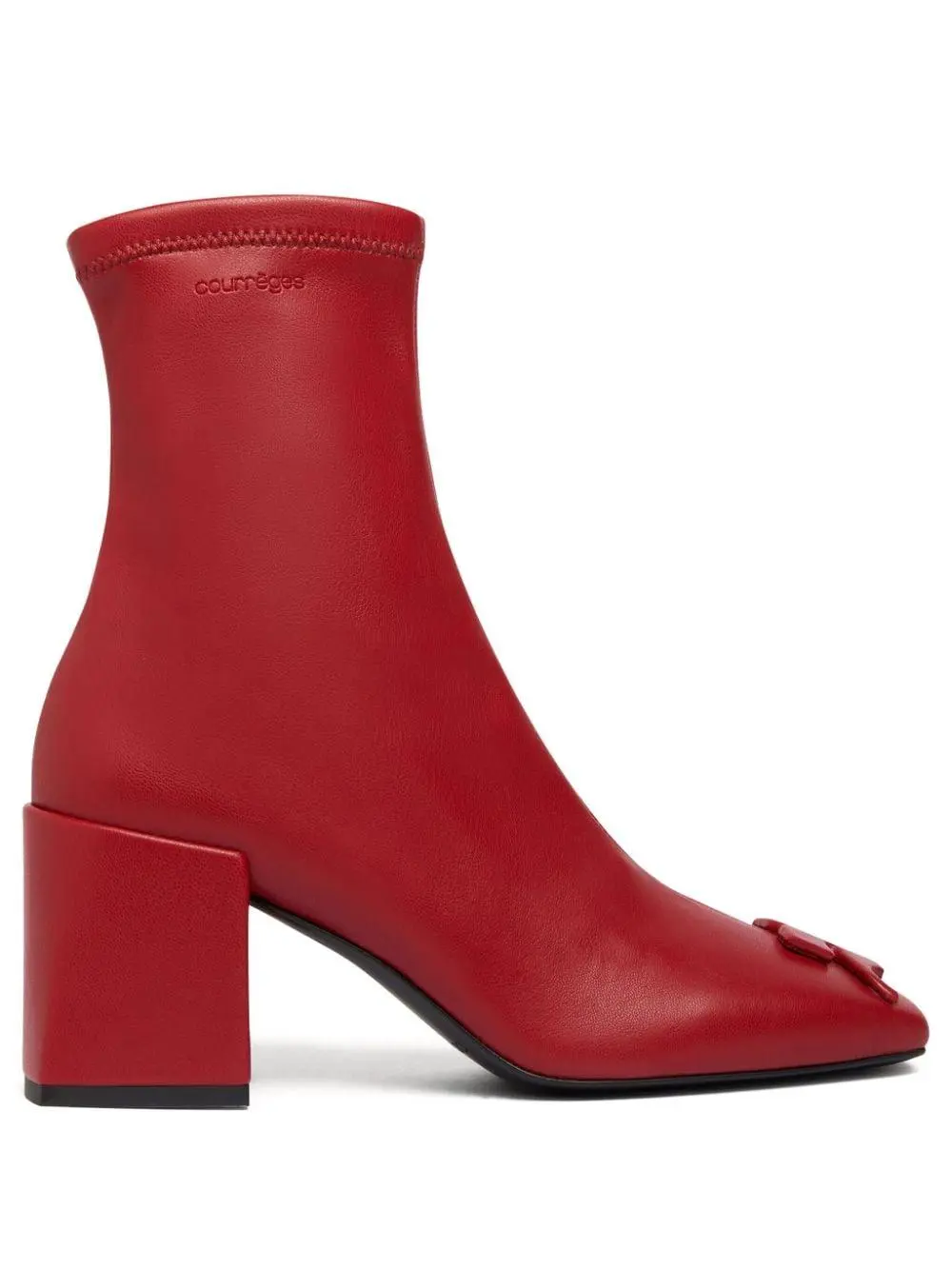 Compare prices for Courrèges Reedition AC ankle boots - women -  Polyurethane/Polyester/Rubber/Fabric - 36 - Red | Stylight