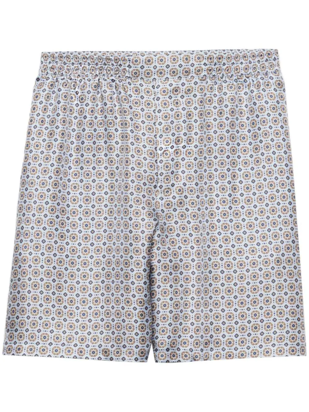 Prada triangle-print swim shorts - Multicolour