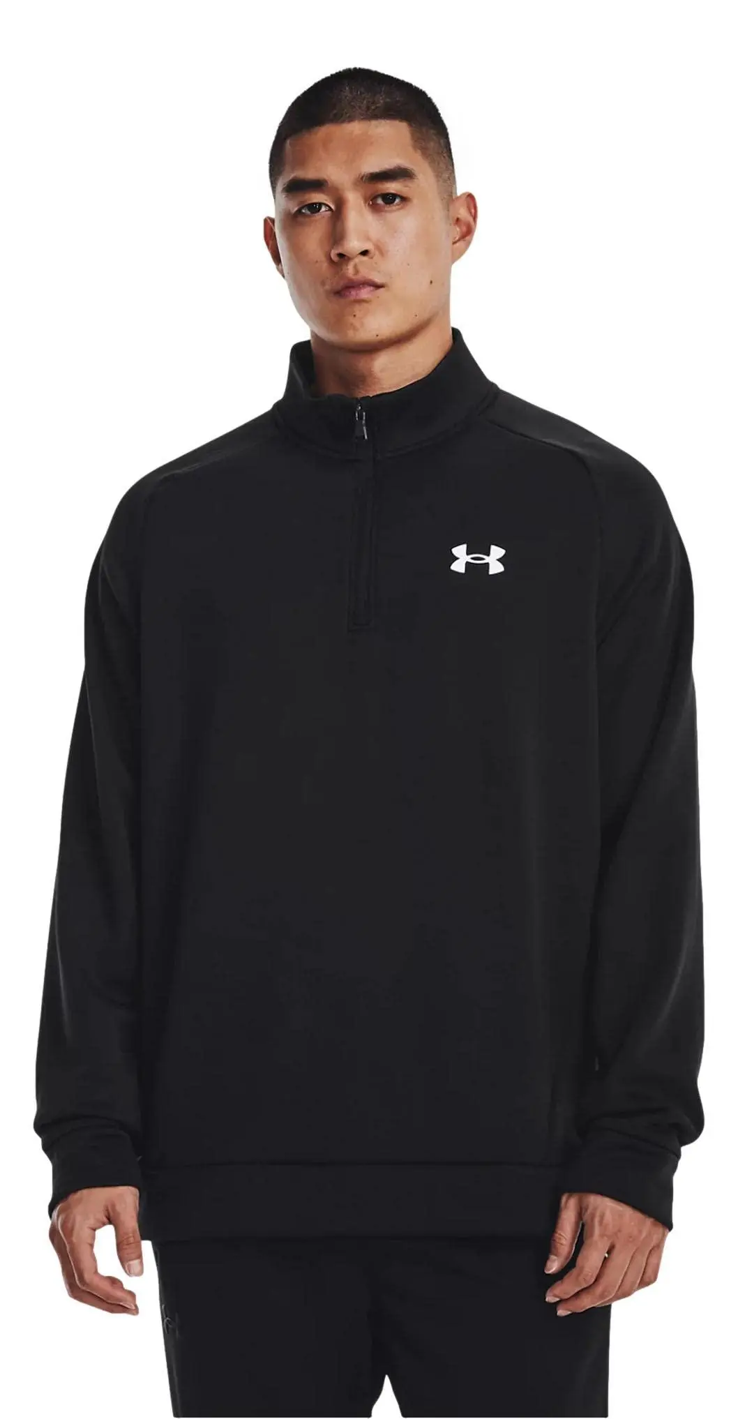 UNDER ARMOUR buy Men's Armour Fleece Quarter-zip Sweatshirt In Vibe Orange