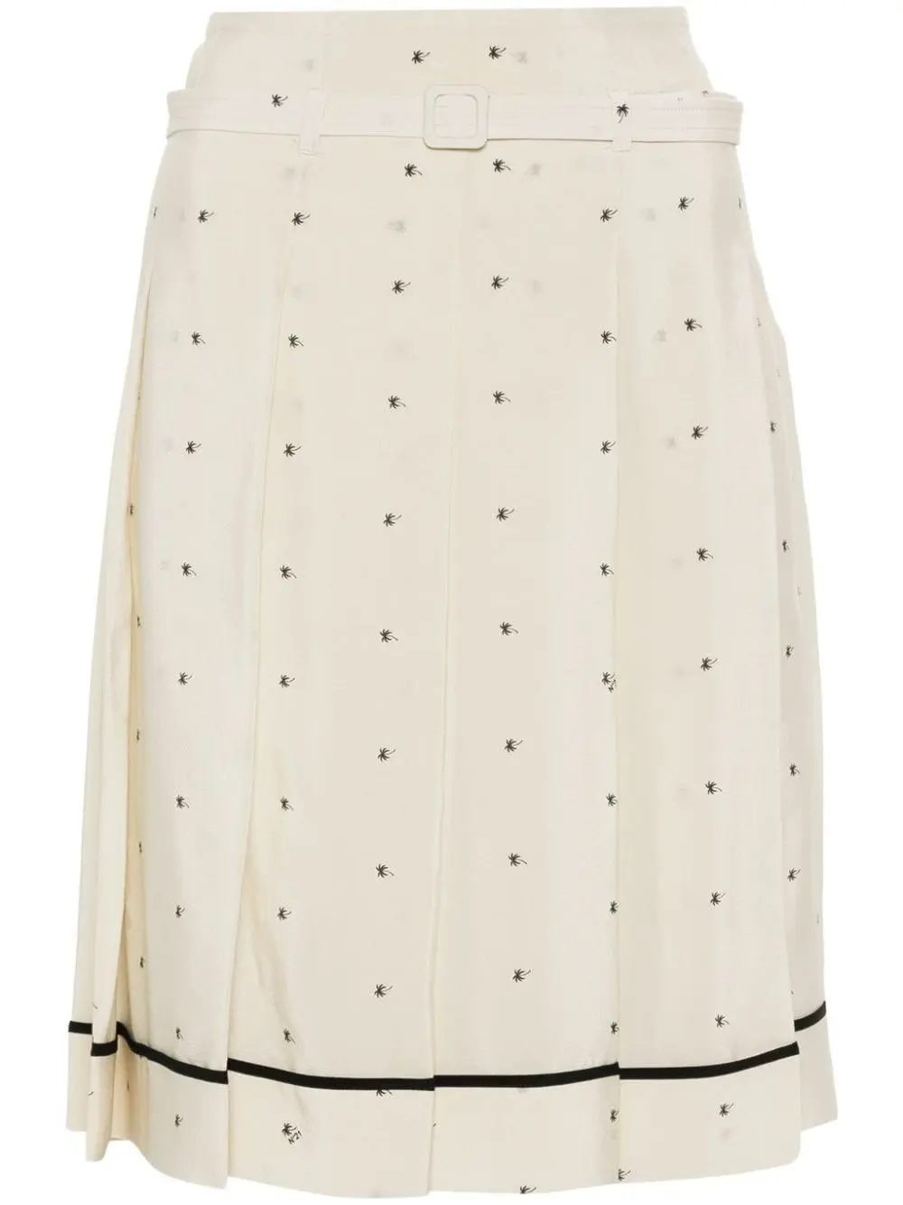 Acler Gloucester gathered midi skirt - White