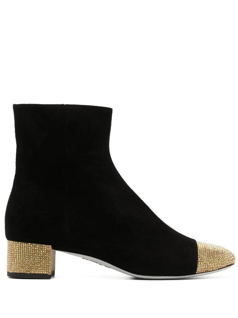 René Caovilla Cortina 50mm suede Chelsea boots - Black