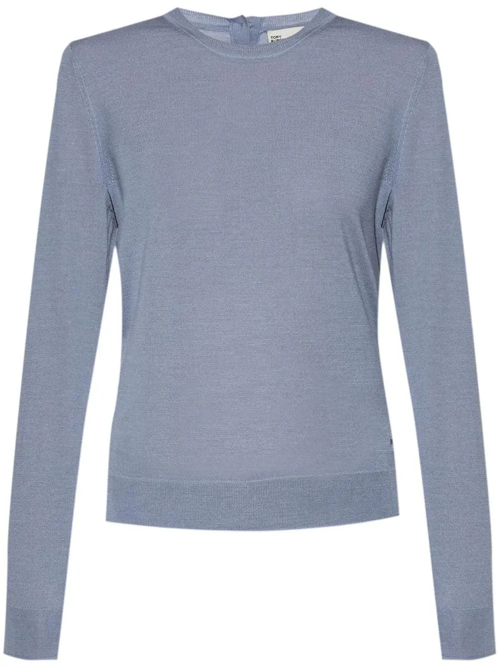 NWT Tory Burch store Merino French Terry Raglan Crewneck Sweatshirt in Grey Heather