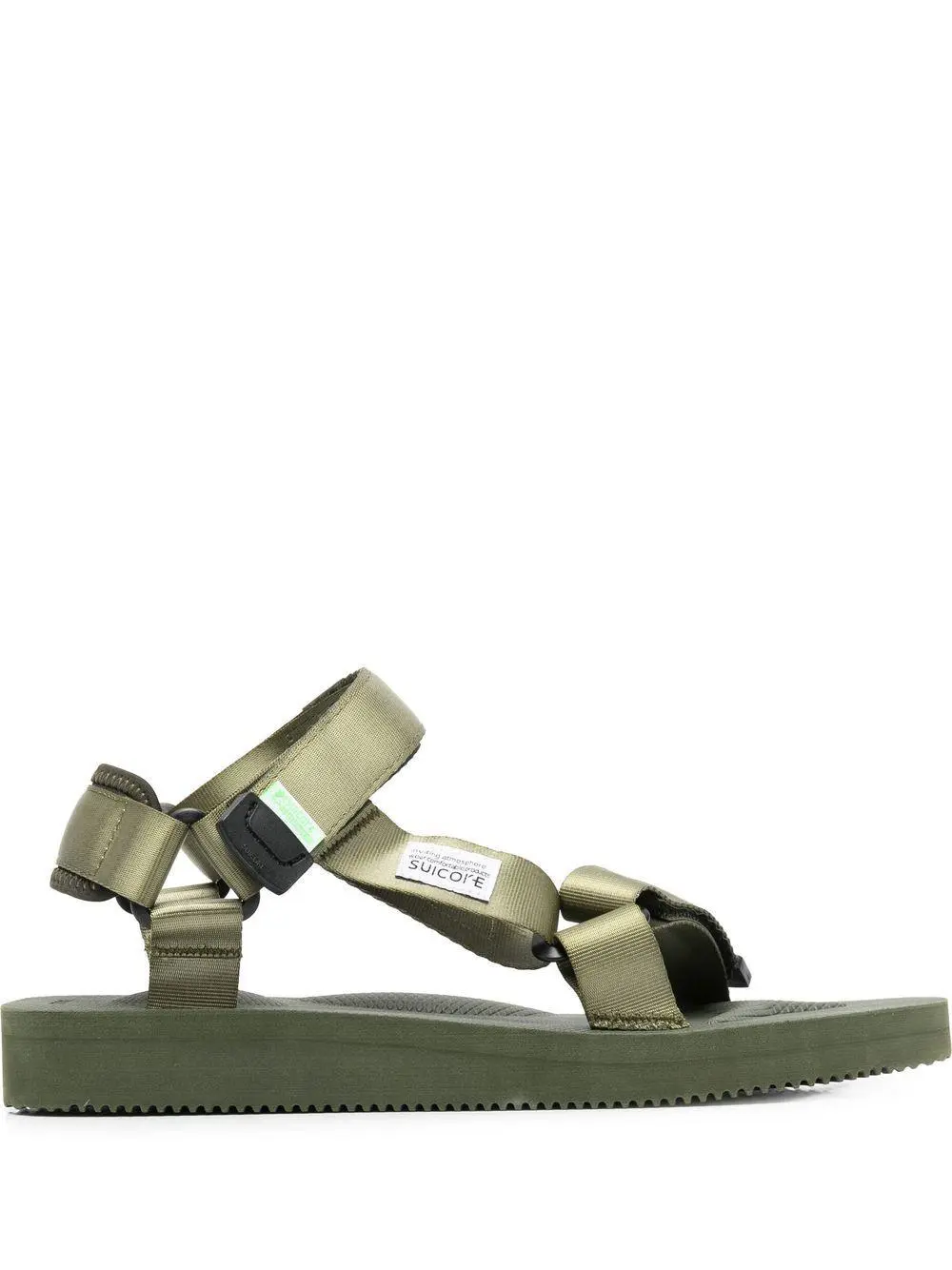 Suicoke DEPA-V2PO touch-strap sandals - Green