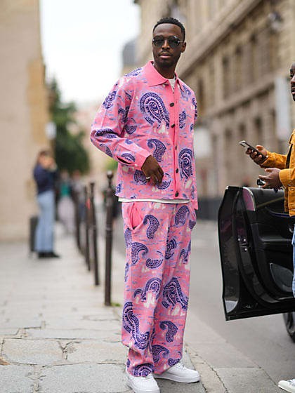 Afraid of pink? These men's PFW looks will convince you