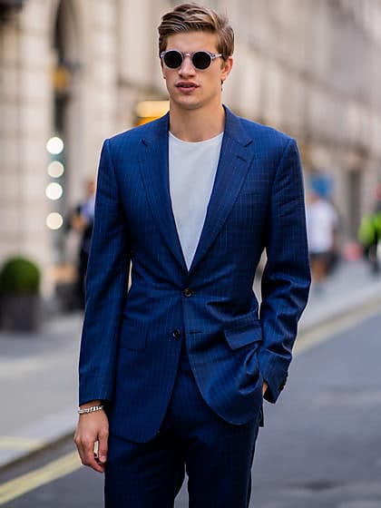 Ein Blauer Anzug Ist Der Anzug Nr 1 Stylight