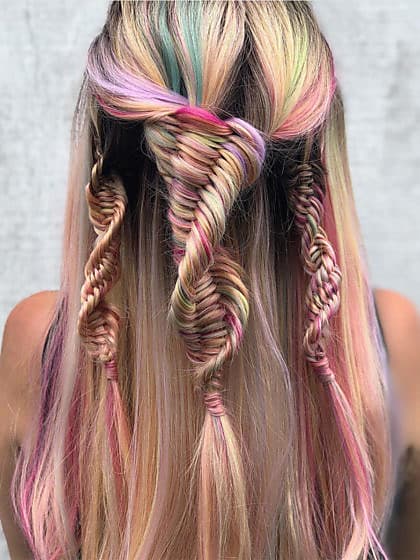 Die Frisur Bekommt Jeder Hin Pull Through Braid Anleitung Stylight