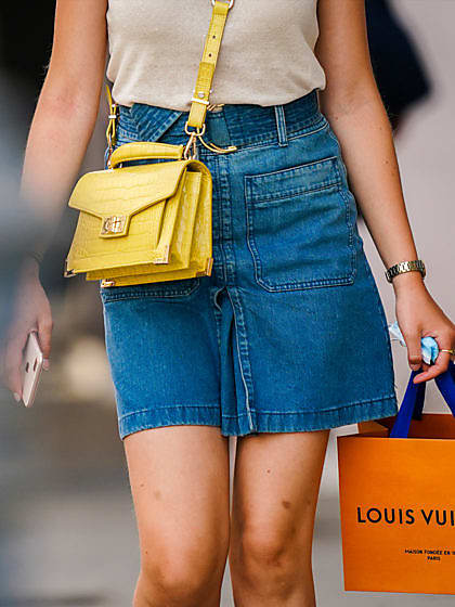 Bolsa de couro Louis Vuitton - Grandes Grifes