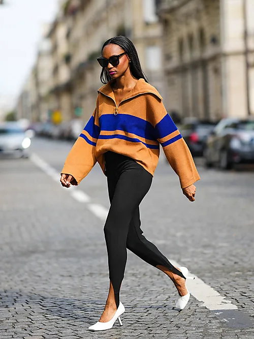 This is how to wear leggings in winter