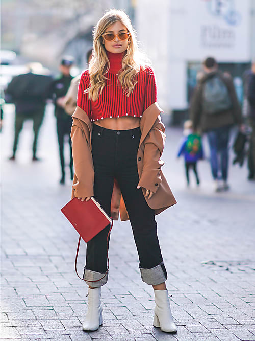 5 ways to wear cropped flares this winter