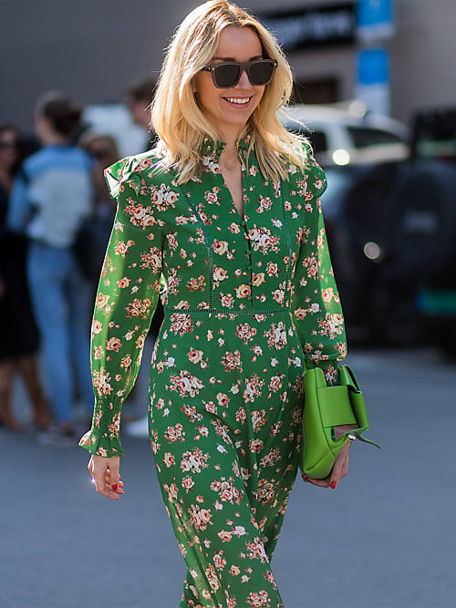 Abito verde a fiori: il vestito più amato dalle fashioniste!