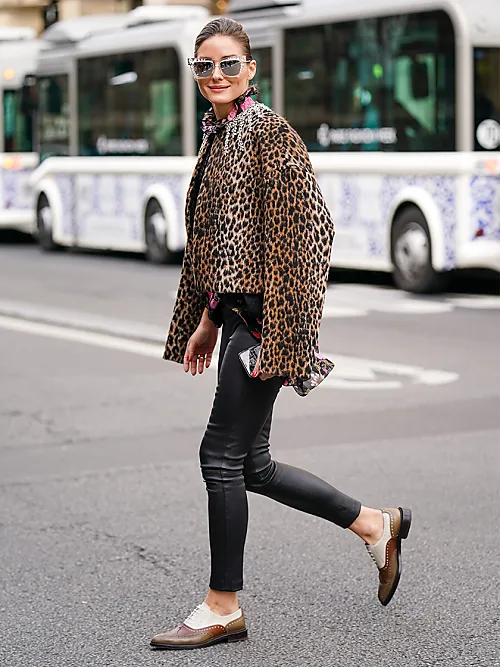 Want to dress like Olivia Palermo? Buy a leopard print coat