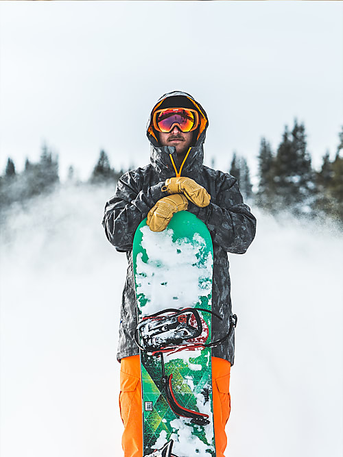 CNSRD Herren Top Modische Snowboard- Skijacke Freizeitjacke Luke Jacket smoke 