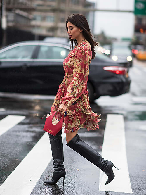 womens fall floral dresses