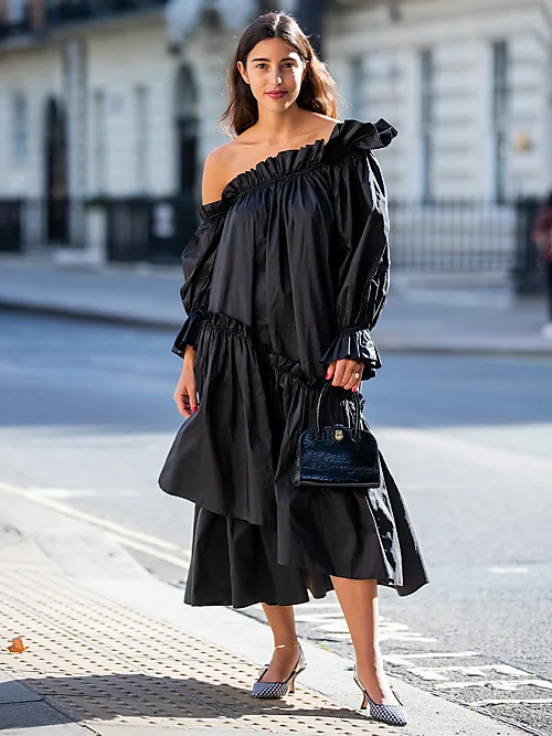 Outfit ideas - How to wear Valentino Rockstud Camera Crossbody Bag, Black -  WEAR