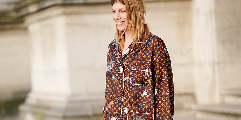 Louis Vuitton Women's Charcoal Pajamas