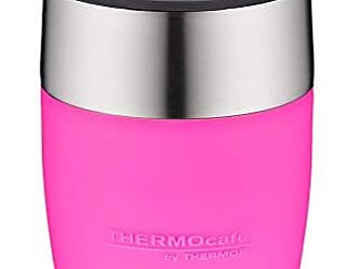 BPA-Free passend unter viele Kaffeevollautomaten ThermoCafé by THERMOS 4064.244.025 Kaffeetasse DeskCup Edelstahl Pink 0,25 l 