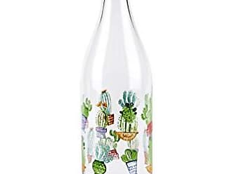 1 Transparent with Cactus Decoration Excelsa Bottle