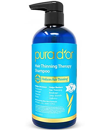 PURA D'OR Professional Grade Anti-Thinning Biotin Shampoo & Conditioner Set  For Thinning Hair, Clinically Proven Hair Care 2X Concentrated DHT Blocker  Hair Thickening Products For Women & Men 16oz x 2