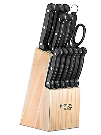 Hampton Forge 14 Piece Rorik Block Cutlery Set - Red