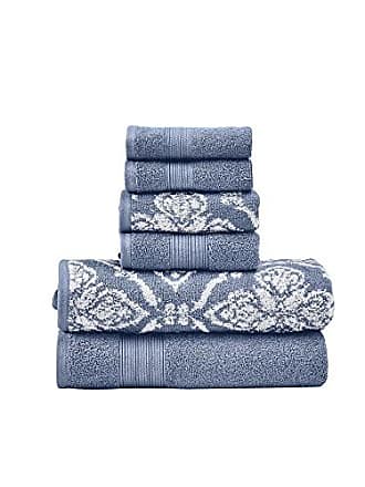Black White Paisley Hand Towels Set 2 Pack for Bathroom Kitchen