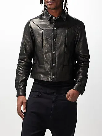 RICK OWENS Asymmetric ponte jacket