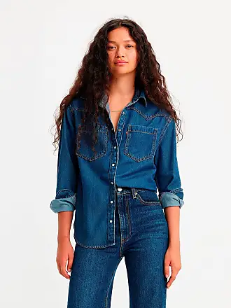 Baumwolle | Shoppe aus bis −40% in Blau: zu Stylight Jeansblusen