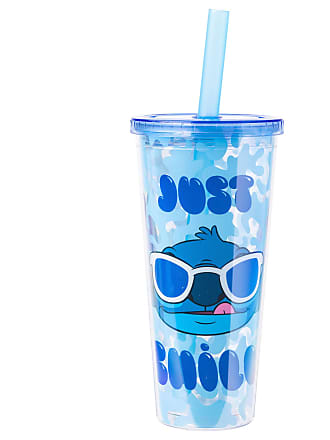 Hello Kitty Tropical Tossed Icons Plastic 24 Ounces Boba Tumbler with Lid  and St