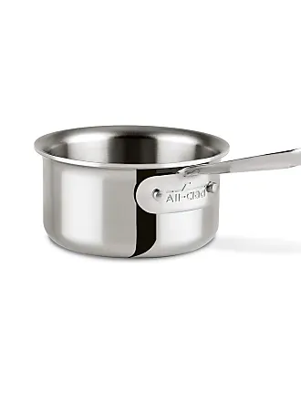 All-Clad Copper Core 5-Ply Stainless Steel Saucepan with Lid 3 Quart  Induction Oven Broil Safe 600F Pots and Pans, Cookware