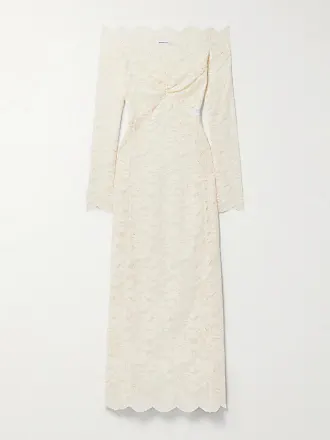 Paco Rabanne Stretch-lace Maxi Dress in White