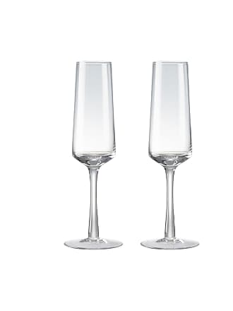  Veuve Clicquot Champagne Flute Glasses Trendy Prestige Clear  280 ml (2 pc) : Home & Kitchen