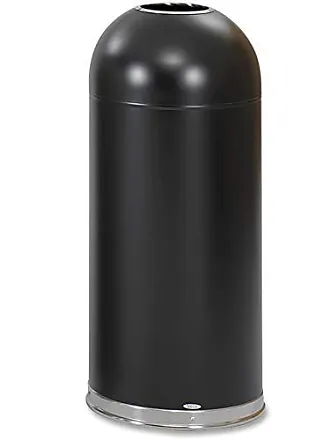 Safco 4-Gallons Black Plastic Touchless Kitchen Trash Can with Lid Indoor  in the Trash Cans department at