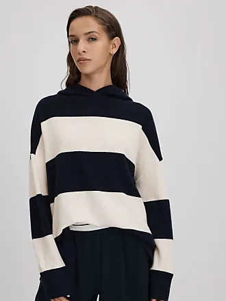 Celine Women Boxy Mariniere Sweater in Striped Cotton