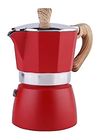 Latte Mocha Percolator Pot Stovetop Coffee Maker 300Ml Pink 