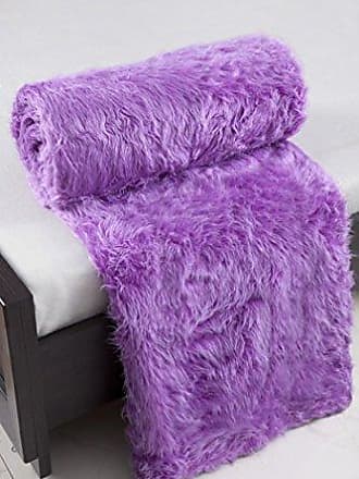 Wollplaid Bettüberwurfdecke Sofaüberwurf Wolldecke 220x260 cm 100%Wolle 