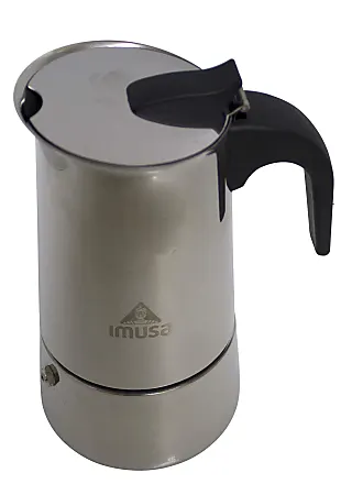 Imusa 4 Cup Epic Electric Espresso/Cappuccino Maker (Cafe Cubano,  Cortadito, Colada, Cafe con Leche), Red