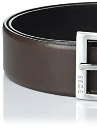 Smooth Italian leather belt, BOSS, Dressy Belts for Men