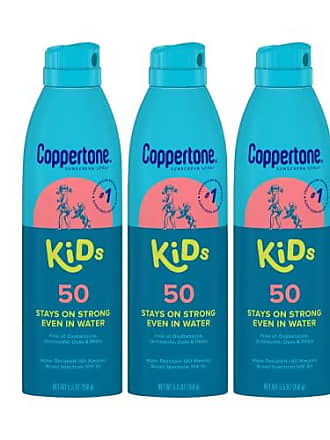 Coppertone KIDS Sunscreen Continuous Spray SPF 50 (5.5 Ounce, Pack of 3)