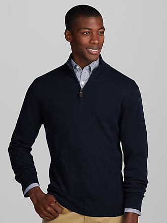 Blue French Connection Plus Half Zip Jumper in Navy Mens Clothing Sweaters and knitwear Zipped sweaters for Men 