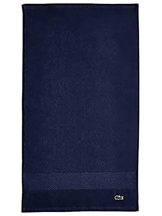 Lacoste Legend Towel, 100% Supima Cotton Loops, 650 GSM, 16x30 Hand,  Riviera Blue