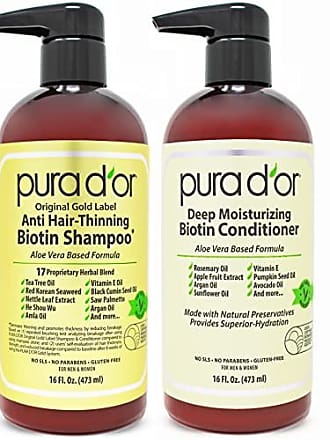 PURA D'OR Professional Grade Anti-Thinning Biotin Shampoo