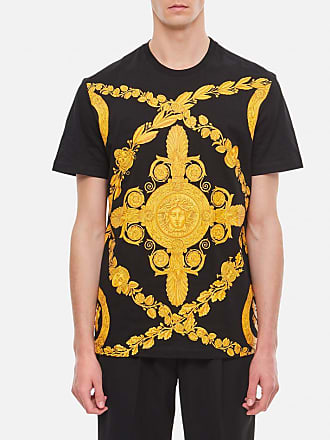 INFORMAL SHIRT VISCOSE SATIN FABRIC WITH HERITAGE PRINT for Men - Versace  sale