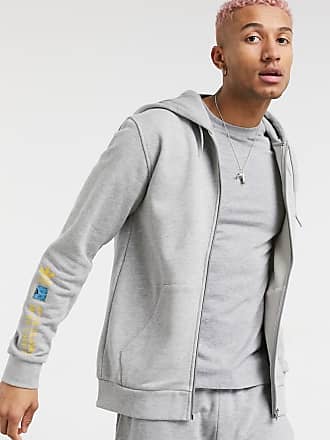 adidas grey zip up jacket