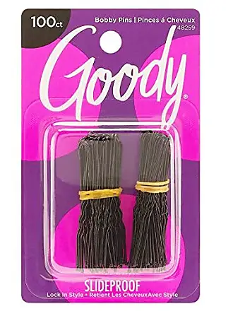 Goody Styling Hair Bobby Pins – 18 Count, Brown - Slideproof and Lock-In  Place - Suitable for All Hair Types - Pain-Free Hair Accessories for Women