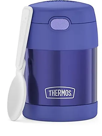 Thermos Vacuum Insulated Food Jar with Folding Spoon, Lavender, 16 Ounce